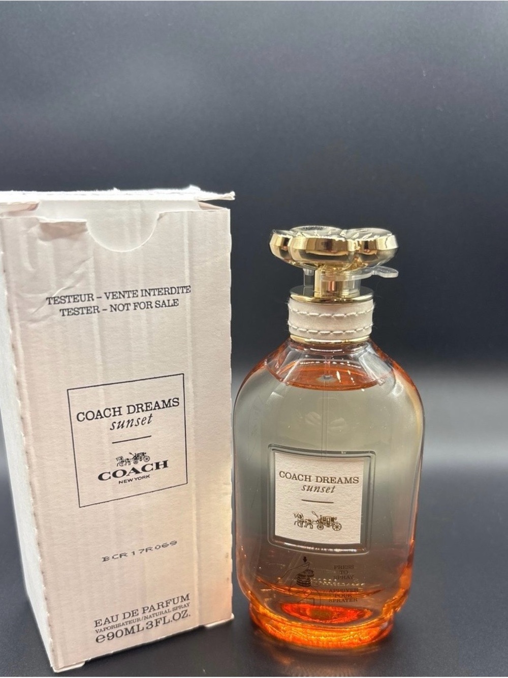 NEW Coach Dreams Sunset perfume spray Full 3 oz